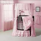 Baby Doll Sherbert Round Crib Bedding Set   color Pink Sherbert
