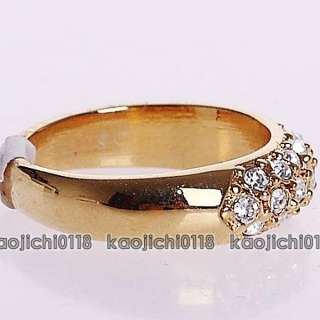 18K Gold Plated band classic Fashion Ring 091546  