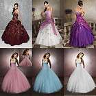 New 7 Style Stock Evening Gowns Prom Ball Dress SZ6 8 10 12 14 16 