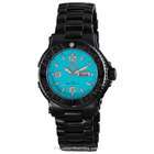 Reactor Critical Mass Ladies Black Nitride   Turquoise Dial   Day and 