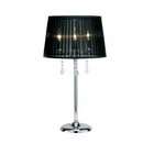 Adesso Cabaret Table Lamp   Chrome   25.5H x 15W x 15D   3356 22
