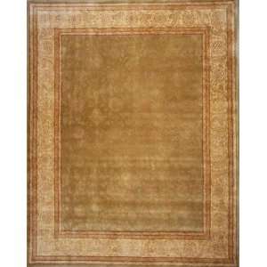 Lotfy and Sons Oasis Cy14s Green/Beige 5 X 8 Area Rug  