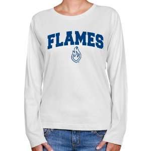  NCAA UIC Flames Ladies White Logo Arch Long Sleeve Classic 