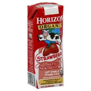 Horizon 2% Strawberry, Single Srv, 8 Ounce (Pack of 18)  