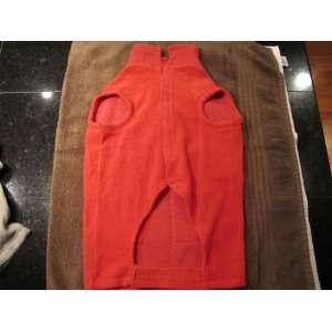  Red Fleece Dog Coat XL 