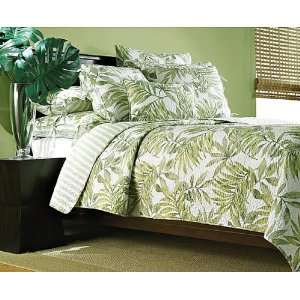 Tropical Palm Tree Cotton King Quilt Set 
