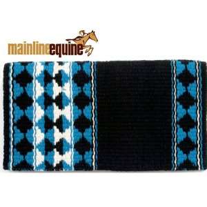  Mayatex Saddle Blanket   Wool Rio Hondo   Black   Show 
