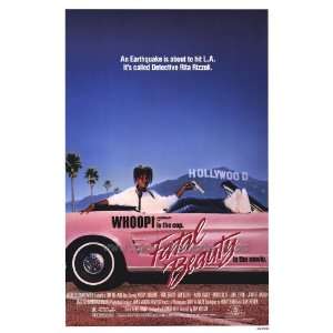 Whoopi Goldberg & Sam Elliott Fatal Beauty 1987 Original Folded Movie 