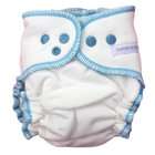 fasten snaps that make diaper changes a breeze and because they