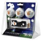 LinksWalker Syracuse Orange Spring Action Divot Tool & 3 Ball Gift Set