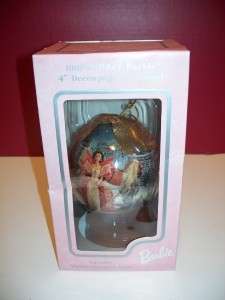 1997 HOLIDAY BARBIE 4 DECOUPAGE ORNAMENT NEW IN BOX  