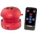   Bass Expanding Mini Speaker with Built In USB and SD Card Reader (Red