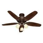 Hunter 28716 Woodford 52 Inch 5 Blade 3 Light Ceiling Fan, Tuscan Gold 