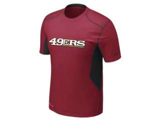 Nike Pro Combat Hypercool 2.0 Fitted Short Sleeve (NFL 49ers) Mens 