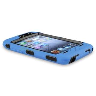   DELUXE 3 PIECE HARD SOFT CASE COVER SKIN FOR IPOD TOUCH 4 4G 4TH GEN