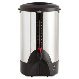 Coffee Pro New 50 Cup Percolating Urn, Stainless Steel 