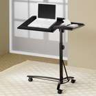 table rolling cart stand shipsinaday laptop computer desk notebook 