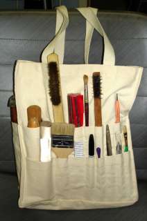 Jewelry, crafts & tool organizer tote,pockets outside  