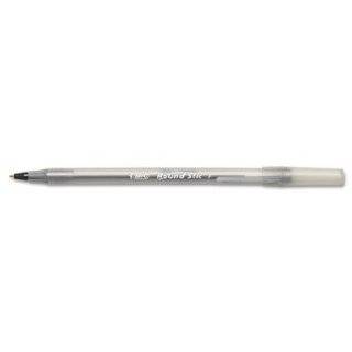 BIC Round Stic Grip Ball Pen, Fine Point, 0.8mm, Blue, 12 Pens (GSFG11 