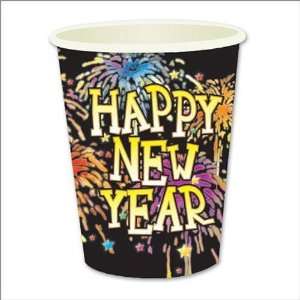  8 Count 9 oz Paper Cup Happy New Year Case Pack 144 