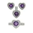   diamond 3 pc set this is a beautiful 3 pc set set in multi color stone