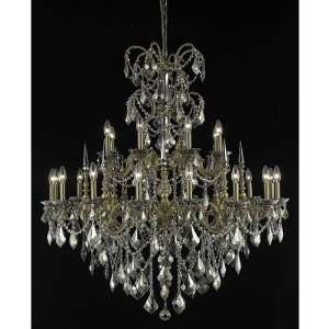 Elegant Lighting 9724G44FG GT/RC Athena 24 Light Chandeliers in French 
