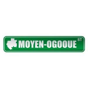     MOYEN OGOOUE ST  STREET SIGN CITY GABON