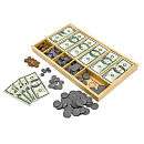 Melissa & Doug Deluxe Play Money Set in a Wooden Cash Drawer 