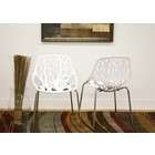 Wholesale Interiors Set of 2 Dining Chairs with Cut Out Tree Design in 