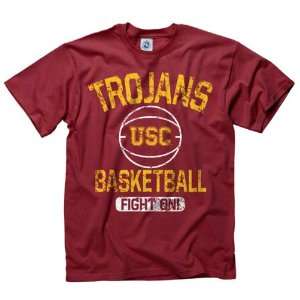    USC Trojans Cardinal Youth Ballin T Shirt
