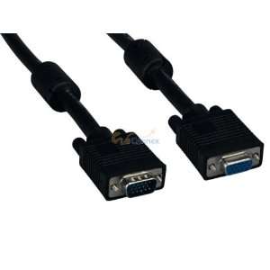  15ft SVGA HD15 M/F Monitor Extension Cable with Ferrites 