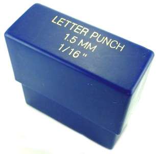 16 Metal Marking Alphabet Letters Steel Stamp Set  
