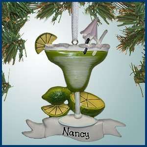 Personalized Christmas Ornaments   Lime Margarita   Personalized with 
