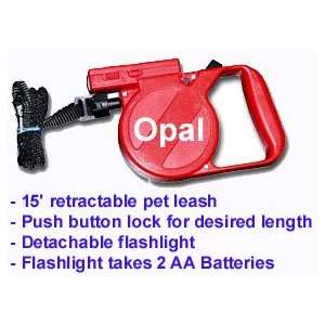  Opal   Illuminated Pet (Dog) Leash 