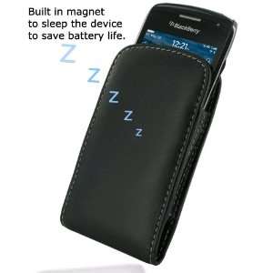   Vertical Pouch Case Cover for Blackberry Curve 9380 Black Electronics