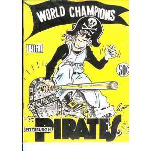  1961 Pittsburgh Pirates Official Yearbook 