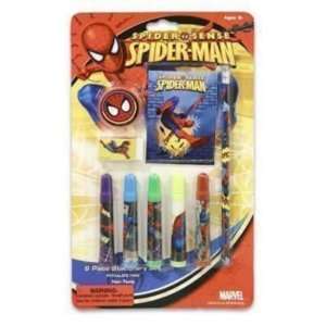    Stationery Set 9 Piece Spiderman Case Pack 48   497062 Electronics