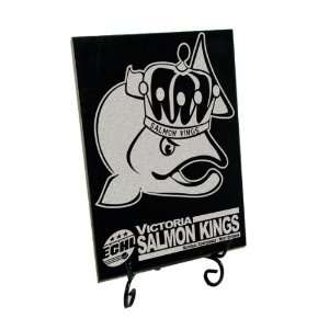  Victoria Salmon Kings Logo Solid Marble Plaque Sports 