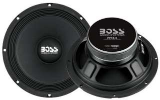   10 1400 Watt Mid Bass/Midrange Speakers 6 1/2 Inch Stereo PAIR  