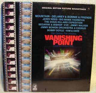 Sealed VANISHING POINT LP Soundtrack AMOS 1972 ost MOUNTAIN delaney 