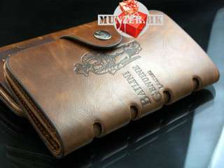   Leather Long Wallet Pockets Card Clutch Cente Bifold Purse Pass case