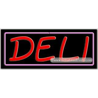  Deli Neon Sign (13H x 32L x 3D) 
