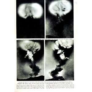  1951 ATOMIC EXPLOSION SMOKE LAS VEGAS AMERICA NEVADA