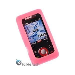   Transparent Pink For Motorola Rival A455 Cell Phones & Accessories