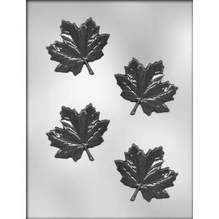 CK Products 1 1/4 Inch Maple Leaves Chocolate Mold  