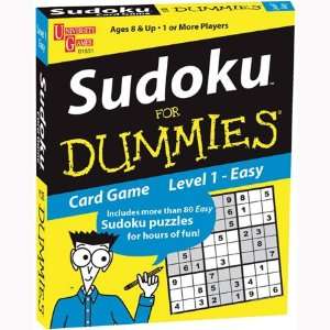  Sudoku for Dummies Card Game Easy Toys & Games