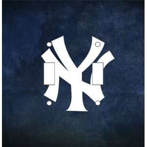  New York Yankees Double Light Switch Cover Plate 