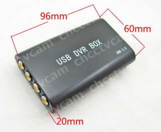 4CH USB CCTV Video Card Security Camera DVR Box H.264  
