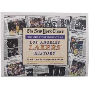  Los Angeles Lakers Greatest Moments Newspapers