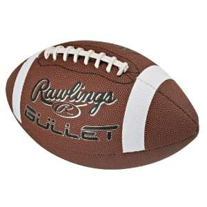 Rawlings Bullet Composite Leather Junior Size Football with Pump and 